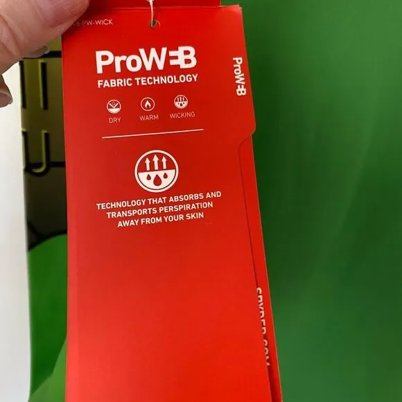 Spyder Men’s Webstrong fast dry long sleeve base layer shirt - Picture 7 of 10